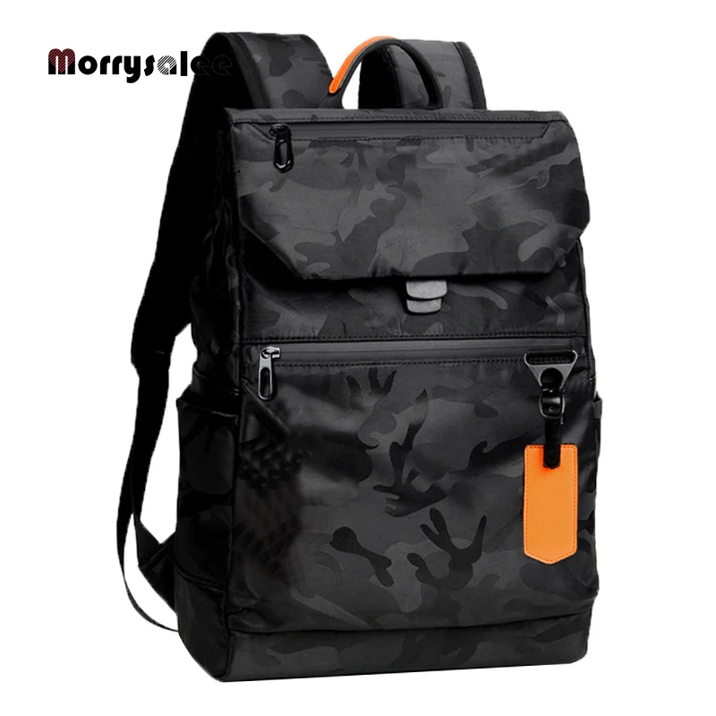 Men Backpack 14 Inches Laptop 2024 Women Large Capacity Backpacks Pleated Casual Style Bag Water Repellent Male Sports backpack