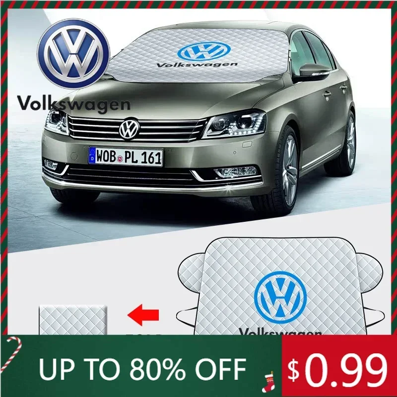 

For VW Volkswagen Jetta MK5 Golf Car Windshield Sunshades Extra Thick Snow Ice Cover Protection For Volkswagen VW MK5 MK6 MK7 La