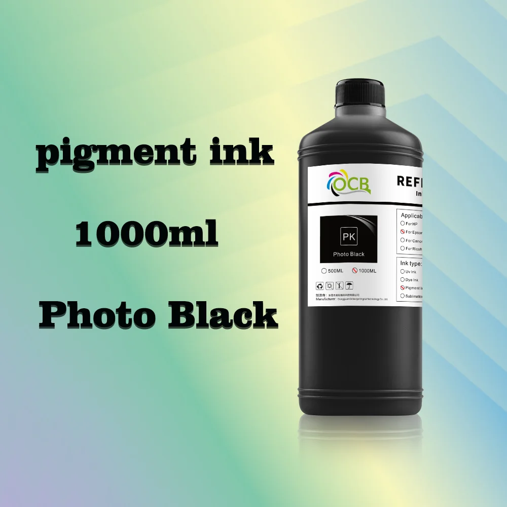 Tinta de pigmento impermeable de 1000ML para impresora de inyección de tinta Epson P6000, P7000, P8000, P9000, P6080, P7080, P8080, P9080, 11 colores disponibles