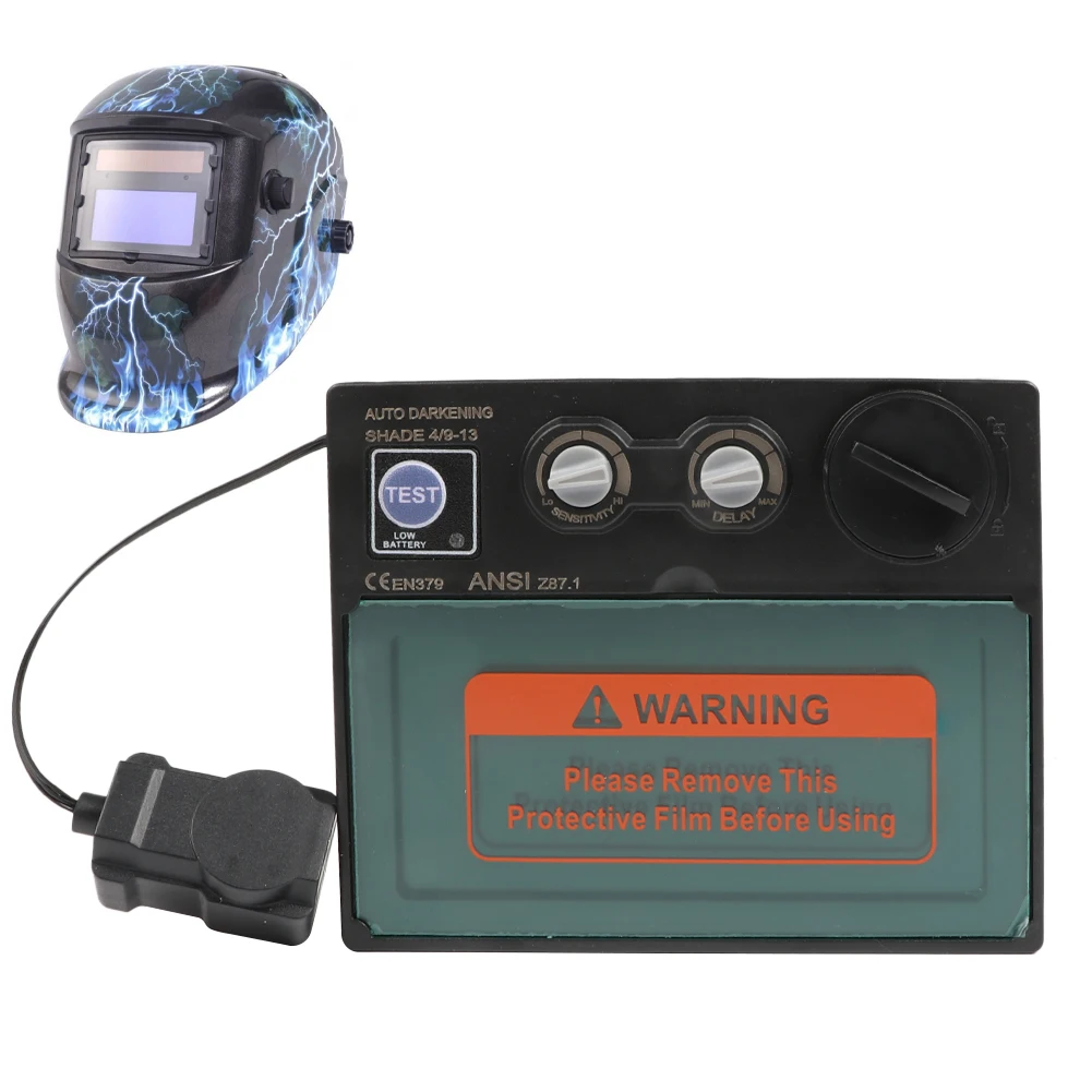 Solar Auto Darkening Welding Lens for Helmet Mask Filter Automation Filter Shade Welder Goggle for Welding Machine Tool