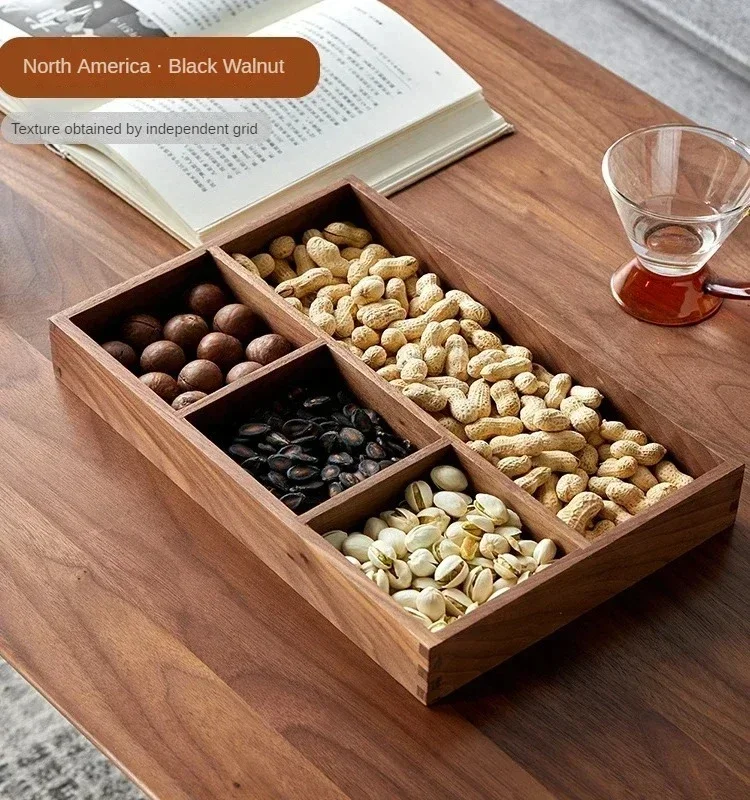 Solid Wood Porch Desktop Sundries Coffee Table Office Key Storage Box Jewelry and Cosmetics Stationery Organizing Box Tray