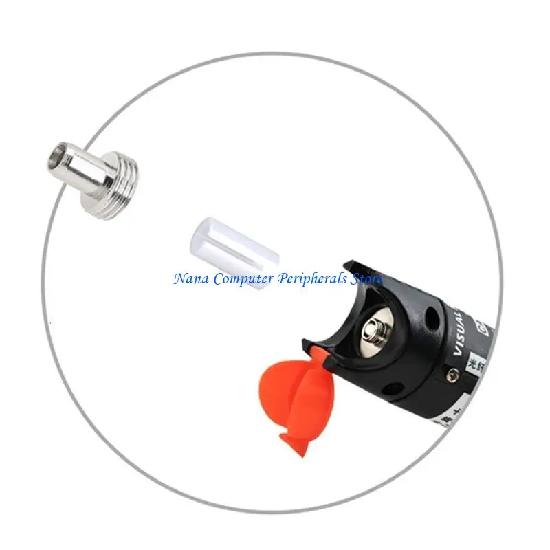 Piezas repuesto para localizador visual fallos fibra óptica F68C 4, tubo cerámica y cabezal metálico