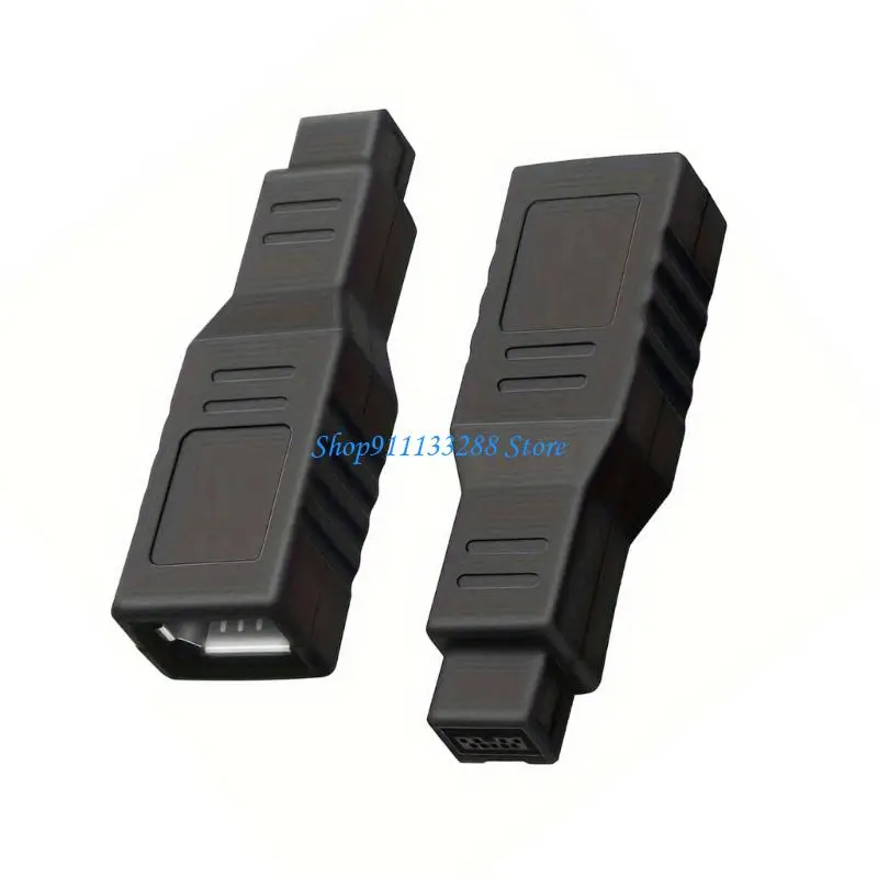 G88D Simple 9Pin Male to 6Pin Female Conversion Adapter for FW 1394 B Converter for Easy Devices Linking