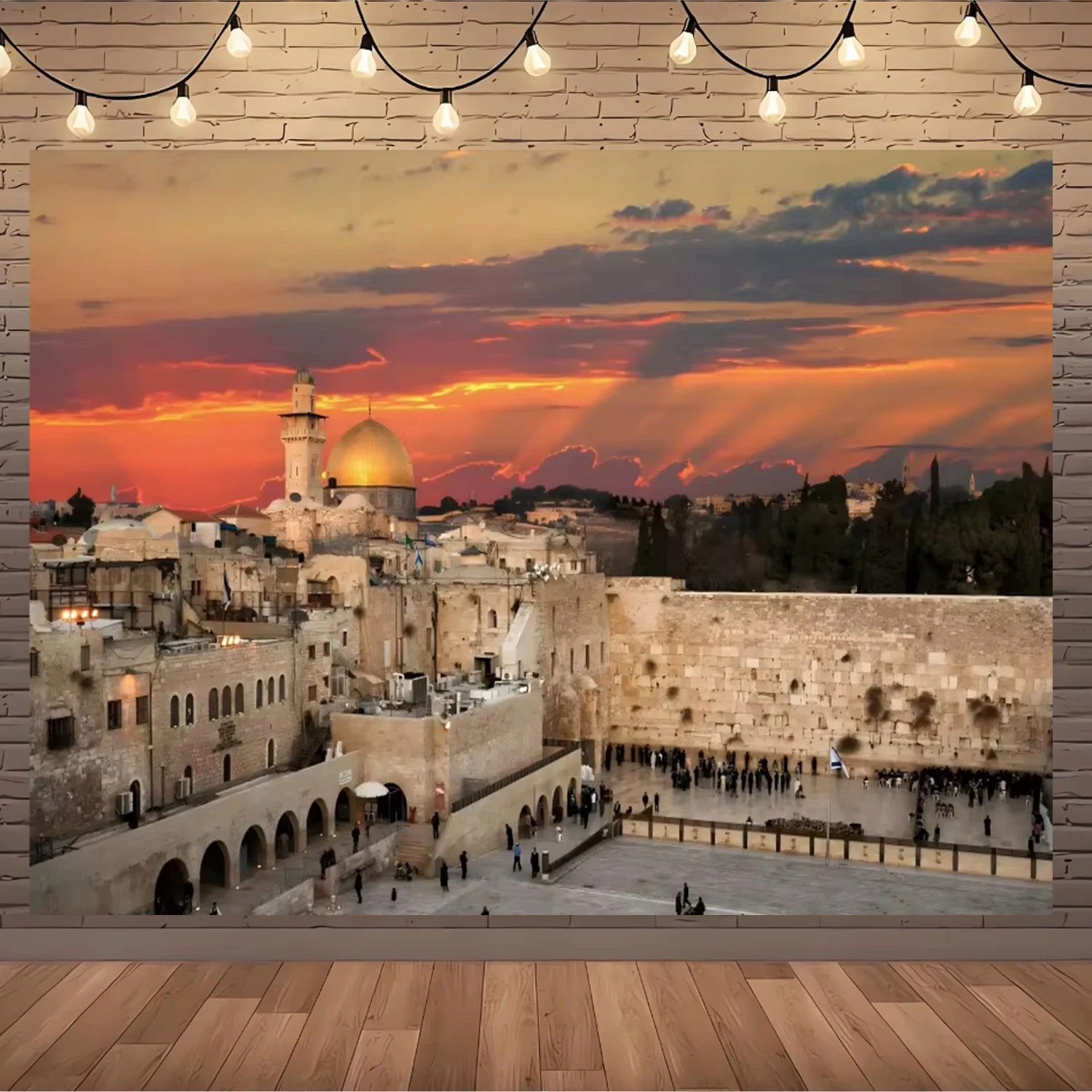 Jerusalem Theme Photography Background David Tower Medieval Gate Entrance Old City View Religious Adult Artistic Portrait Props