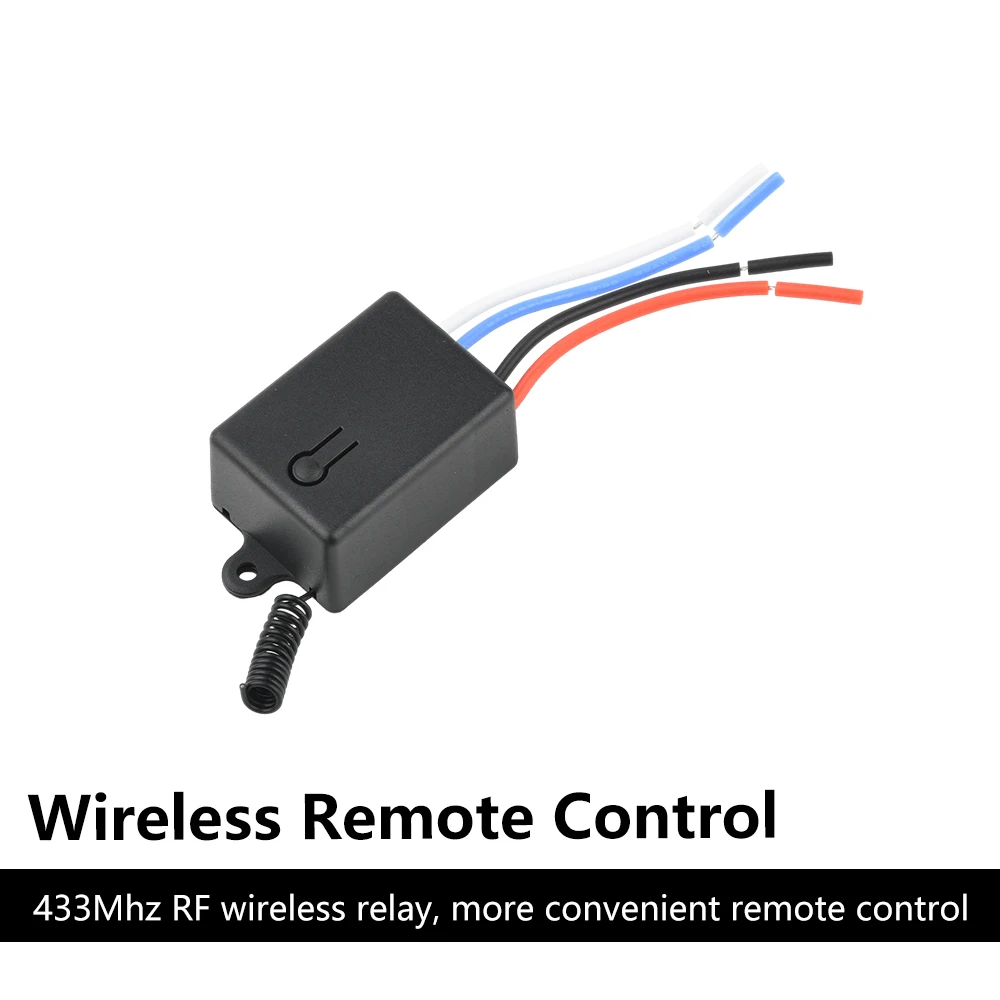 KR2401FB Smart Wireless Switch Receiver DC 5-60V 10A 433MHz RF Wireless Relay Remote Switch