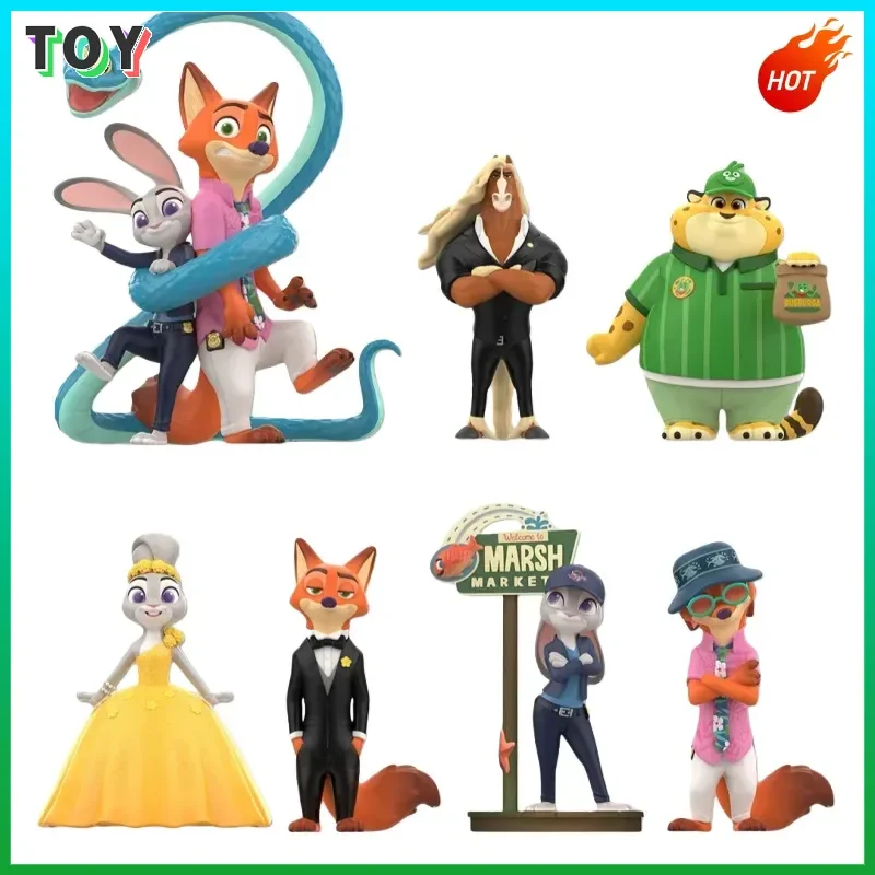 

Горячая новинка Toptoy Zootopia 2, серия «Новое путешествие», слепая коробка, коллекционные фигурки, детали для дисплея, украшение, модель игрушки, подарки