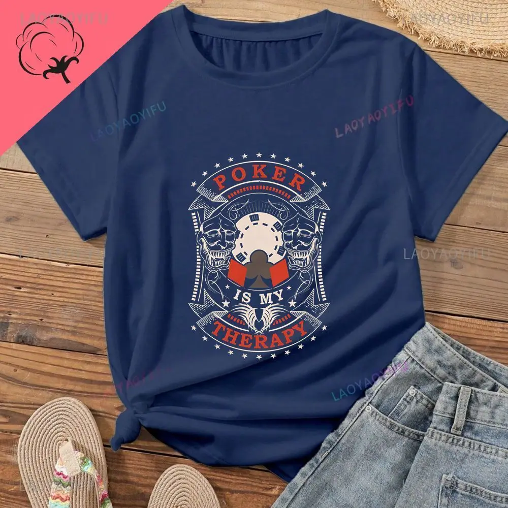 تي شيرت بوكر جديد فريد من نوعه "أنا قابل للتنفس" للرجال، تي شيرت قطني كاجوال وعصري برقبة دائرية #1