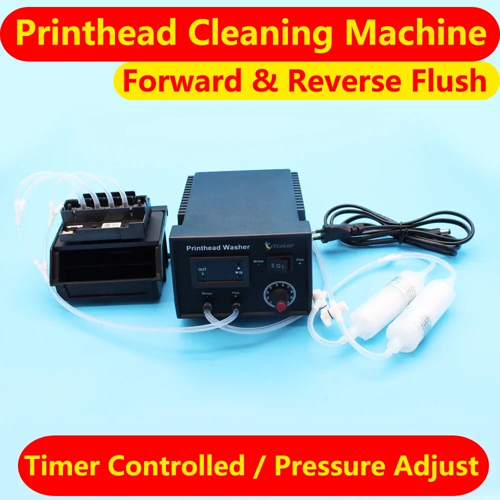 DTF Print Head Clean Tool UV Solvent Ink Printhead Cleaning Machine Unclog For Epson L1800 L805 1390 L800 i3200 XP600 Cleaner