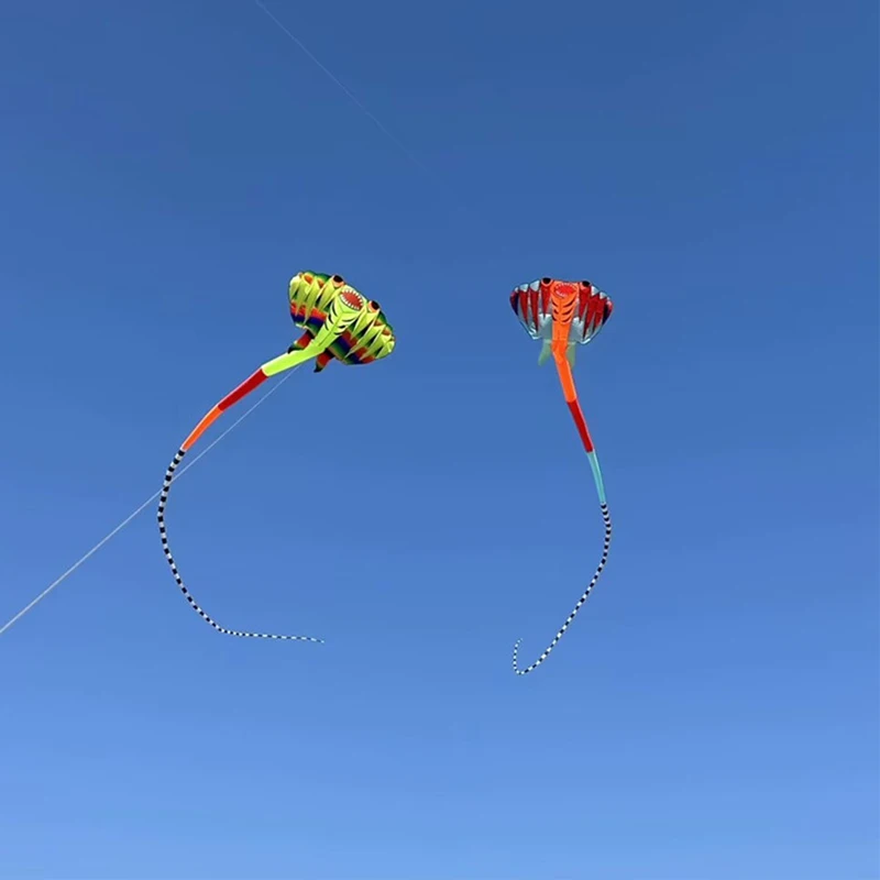 12.5M 3D Soft Ray Kite 9 wlot powietrza nadmuchiwane duże zwierzęta plażowe profesjonalne latawce łatwe do latania worek do pakowania kometami