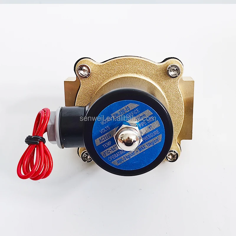 Électrovanne Normally closed direct-acting oil-air solenoid valve electric brass water Pneumatique — détail 4