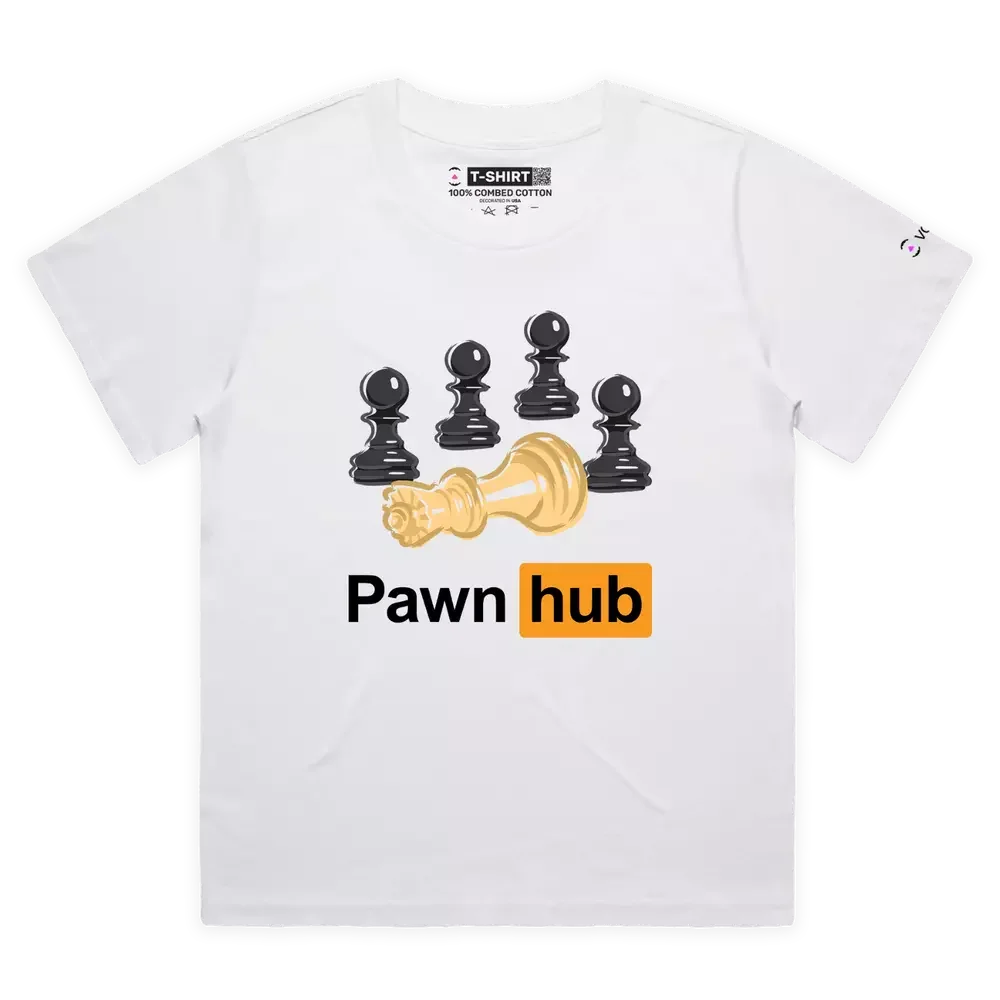 Gone to Pieces Premium T-shirt - Pawn; Wordplay; Chess; Pornography; - VOICEART High Quality 100%Cotton Short Sleeve