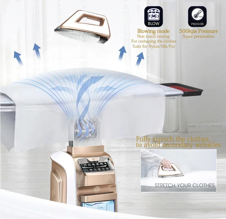 High Quality 2200w Multi-function Ironing Machine SY9910 Ironing System Clothes Steamer Garment Steam Iron Creativity