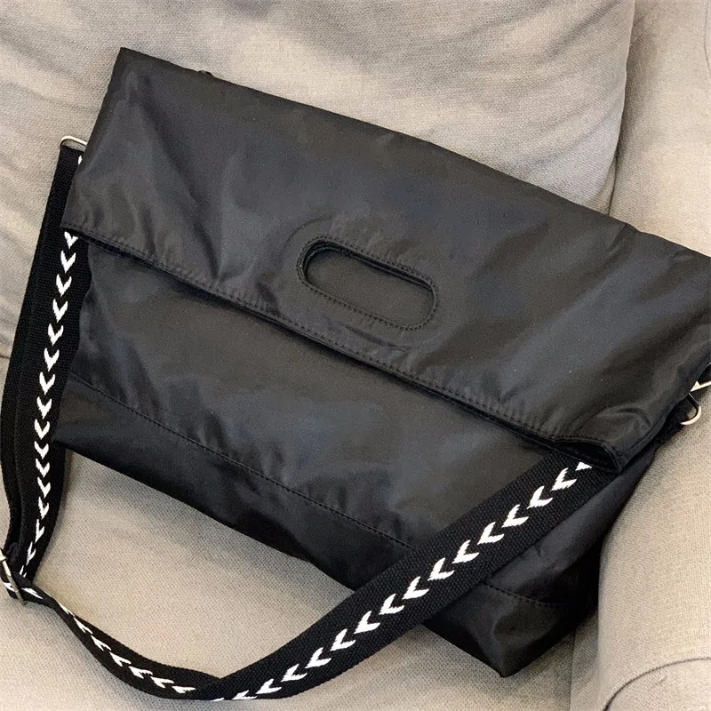 Nylon Women handbags large capacity Casual Wide Strap female shoulder bag big totes black travel lady crossbody bags bolsas