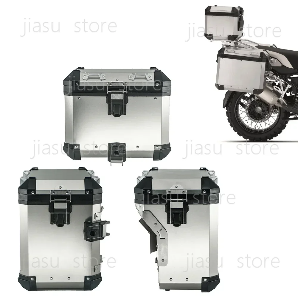 

FOR R1200GS R1250GS Adventure Adv LC 2014-2022 Side Panniers Top Box Protective Aluminium Rear Case Bag Saddlebag Trunk Tail