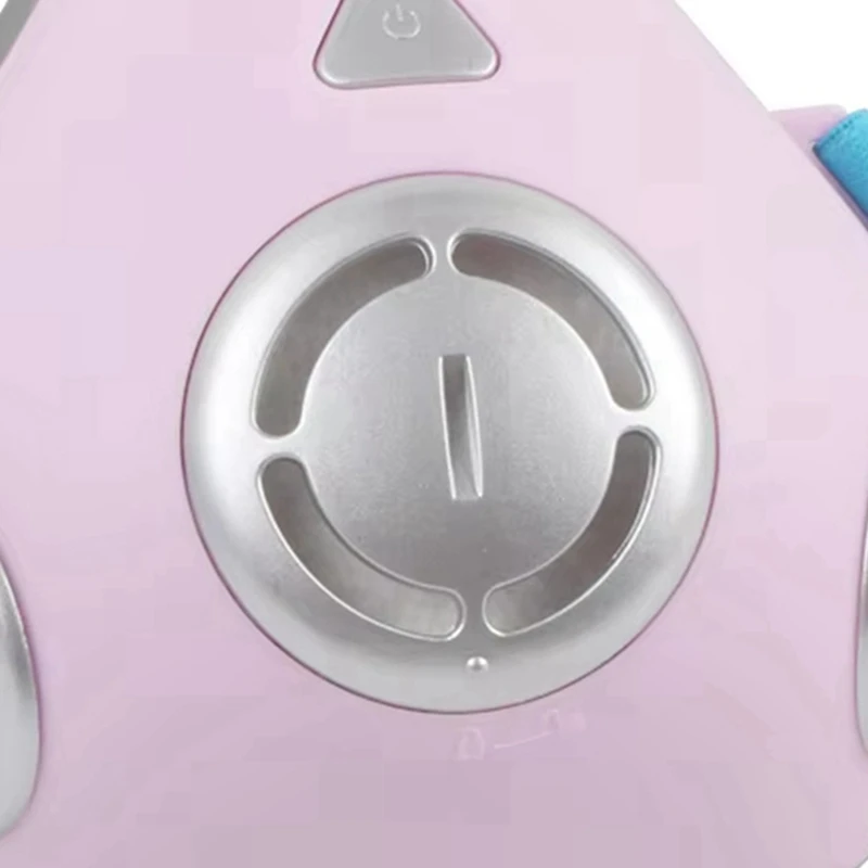 قناع ABJY-Smart القابل لإعادة الشحن مع صمام التنفس، قناع كهربائي مضاد للفورمالديهايد، منقي هواء محمول