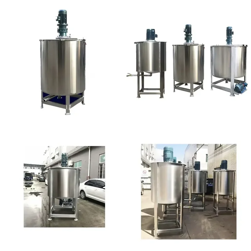 for 100L 500L High Speed Cosmetics Mixer with Motor High Shear Homogenizer