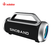 Xdobo Sinoband Storm 1988II 120w High Power Blue tooth speaker karaoke wireless Speaker with 2pcs mic for Party Camping