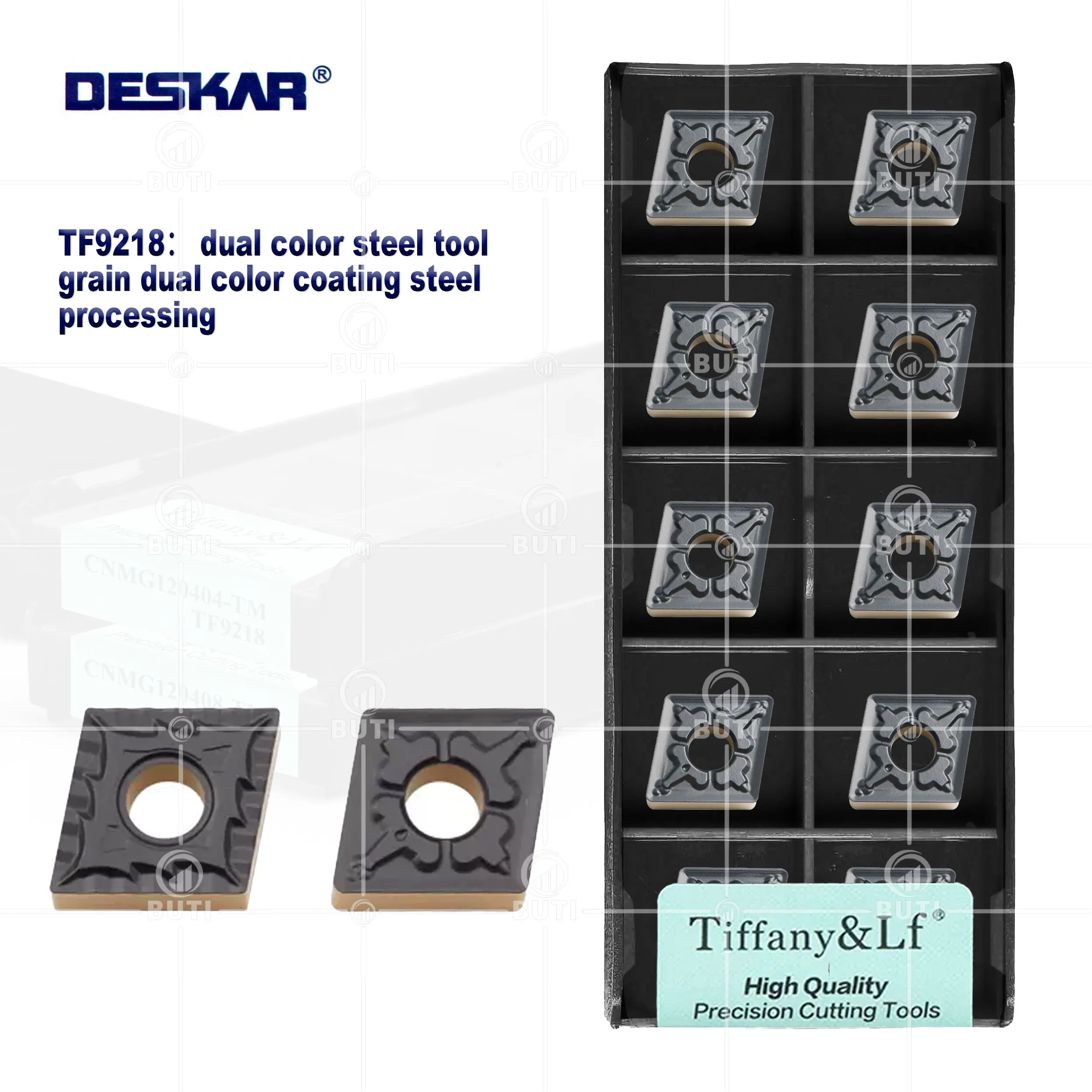 deskar lamina torno cnc de dois tons ferramentas de corte 100 original cnmg120408 tm cnmg120404 cq cnmg120408 cq 01