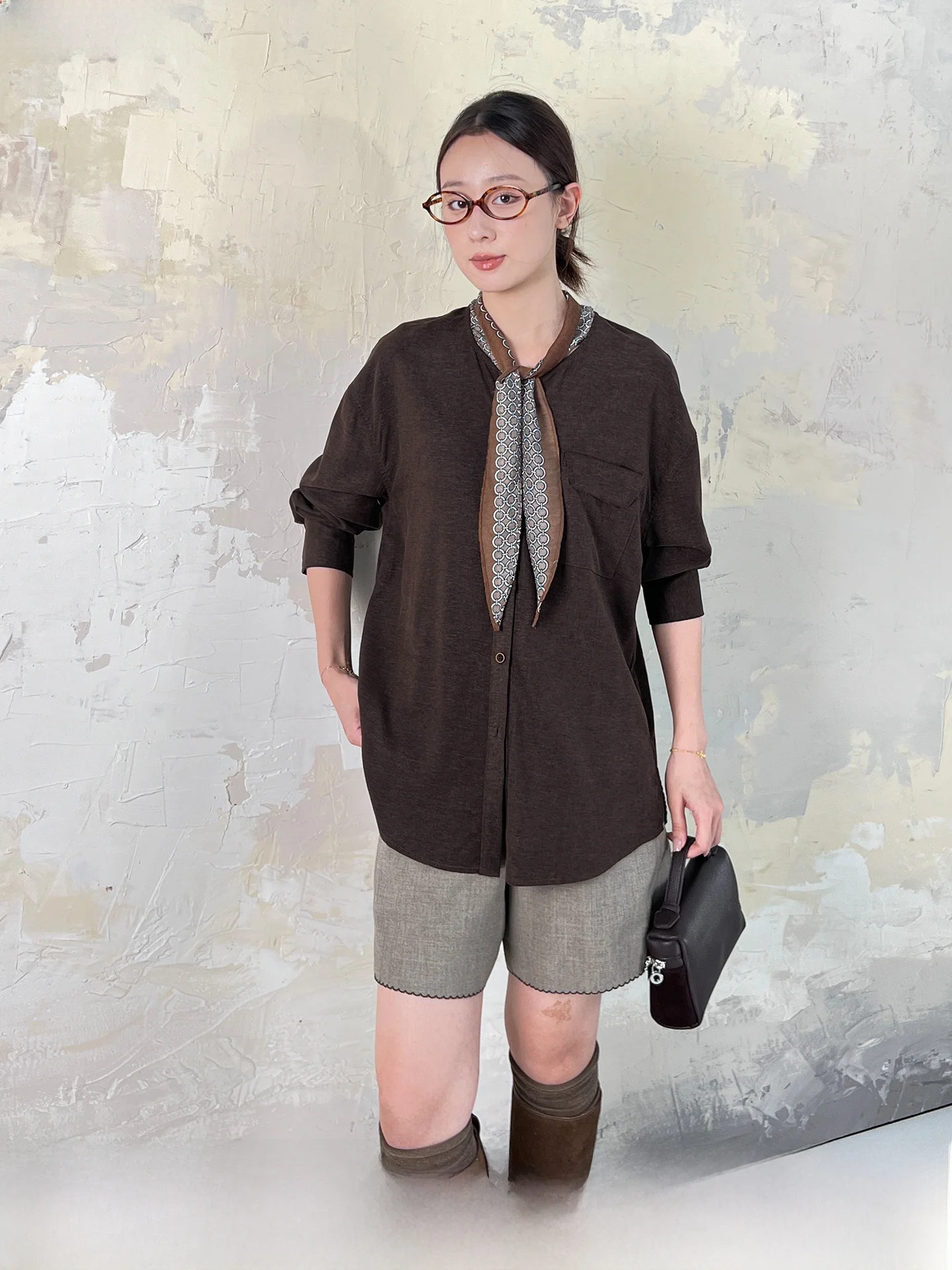 

Новинка осени 2025: Модный винтажный свободный шелковый шарф-накидка для женщин от Мэри Тим, смесь хлопка