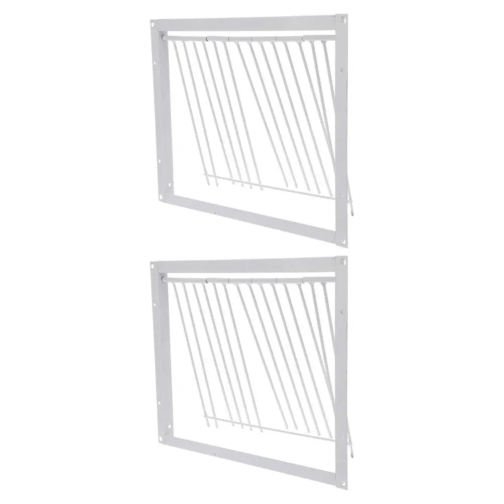 

2pcs Pigeon Cage Door 40x26cm Iron Bird Entrance Racing House Wire for Pigeons Durable Safe Secure Easy Installation