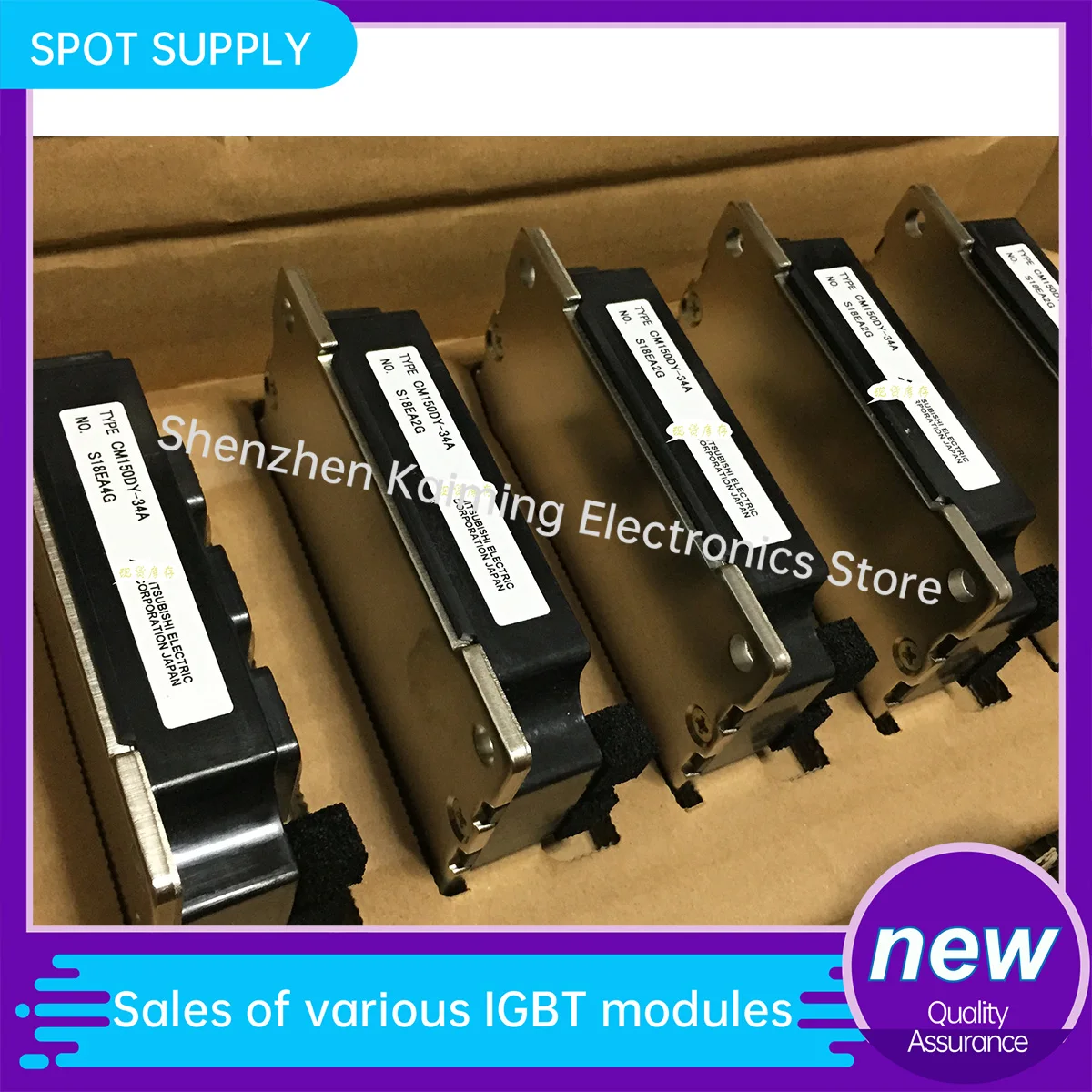 NEW AND Original IGBT MODULE CM75DY-34A CM100DY-34A CM150DY-34A CM200DY-34A CM300DY-34A CM400DY-34A in stock