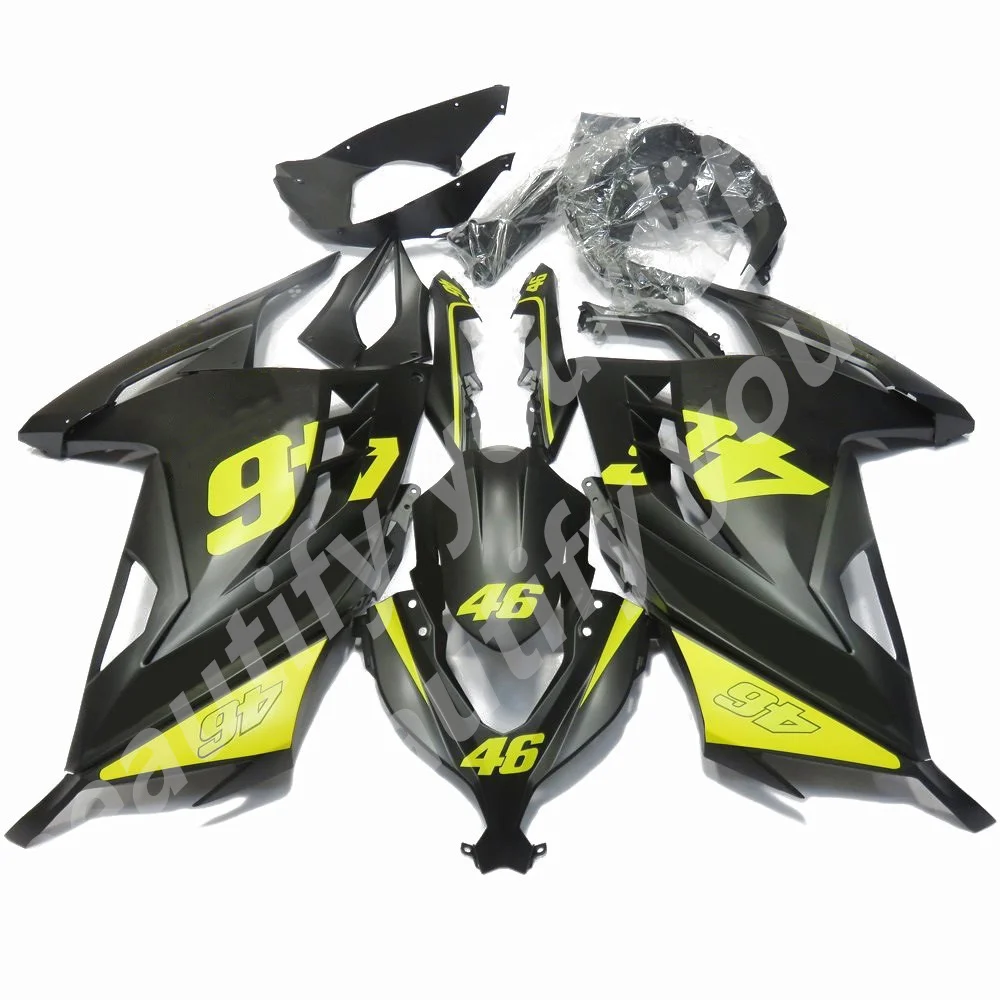 Motorcycle Fairing Kit Suitable for Kawasaki Ninja 300 13-15 Years EX300 ZX300 2013 2014 2015 Fairing yellow Black