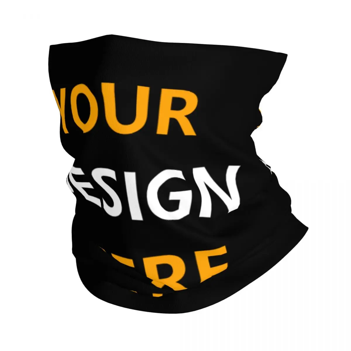 Custom Your Design Here Bandana Neck Warmer Men Women Winter Hiking Ski Scarf Gaiter Personalized Face Cover