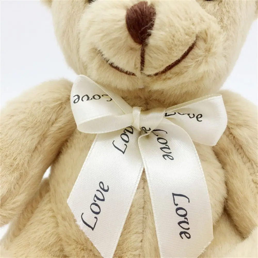 1pc 18cm Cute Bear Dolls Lovely Brown Bear Stuffed Toy Soft Bear Toy Boys Girls Birthday Brinquedos Wedding Gifts