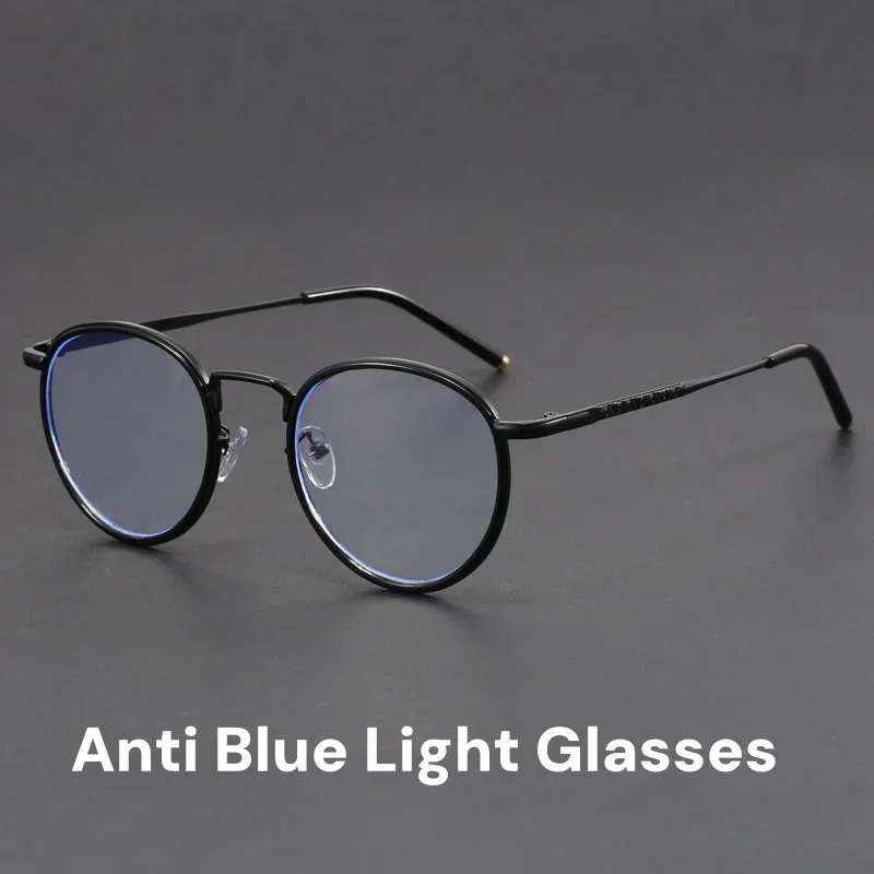 

New Irregular Retro Round Glasses Men and Women Luxury Designer Optical Eyeglasses High Quality Blue Light Blocking Eyewear