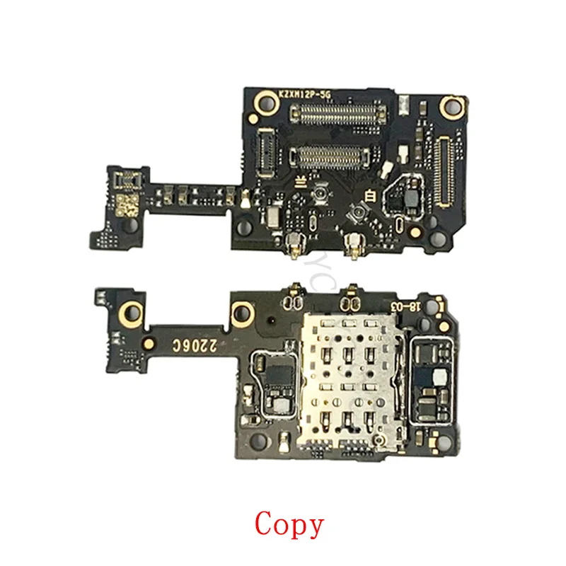 SIM Card Reader Board Flex Cable For Xiaomi Mi 12 Pro 12S Sim Card Reader Replacement Spare Parts