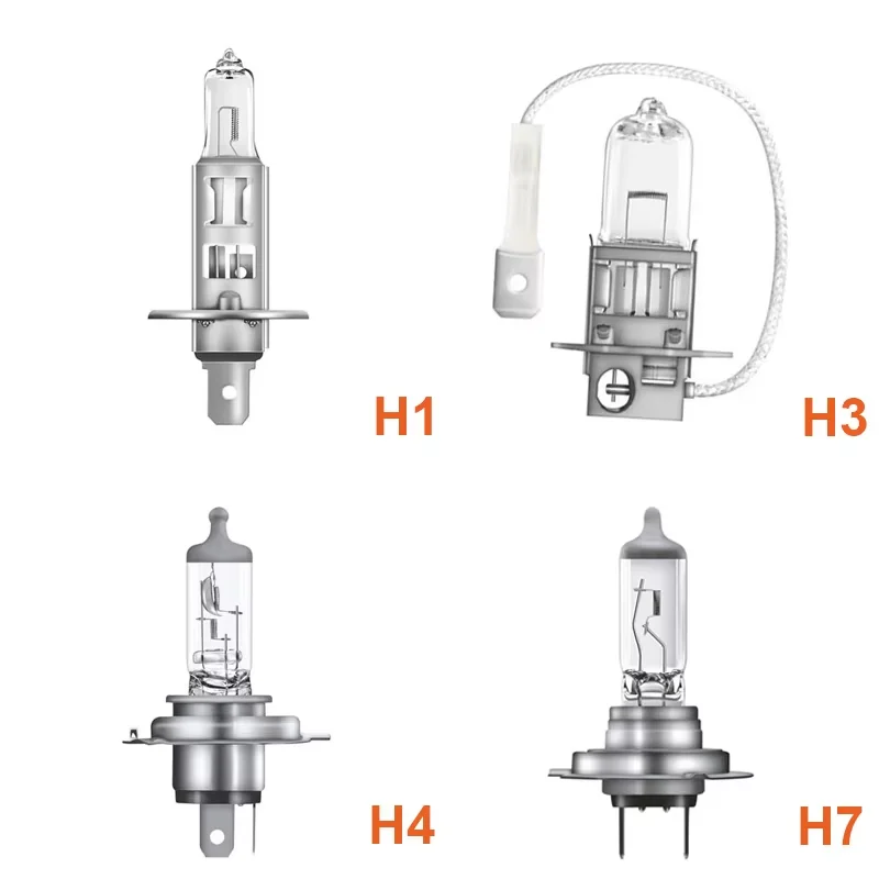 OSRAM Original Car Headlight Fog Halogen Lamp 3200K Yellow Light H1 H3 H4 H7 12V 55W 65W 100W OEM Quality Auto Bulb 1X/2X ﻿