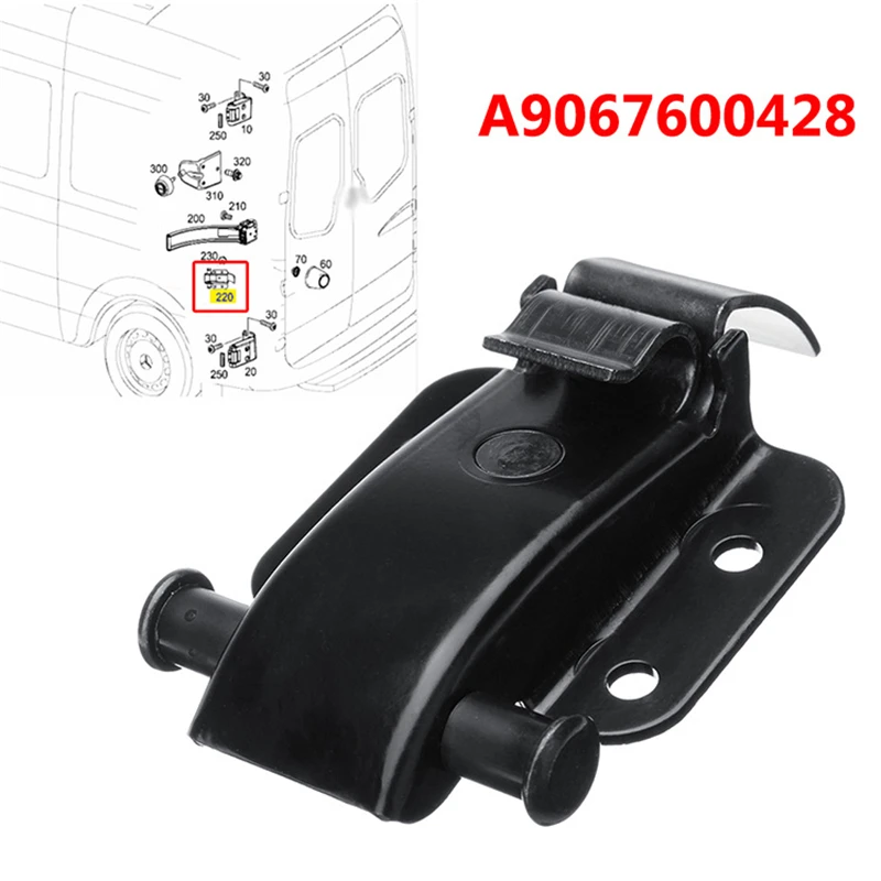 Para eje de puerta con bisagras de puerta trasera Mercedes Sprinter W906 9067600428   Para VW Crafter 30-35 2006-2014 pieza automotriz