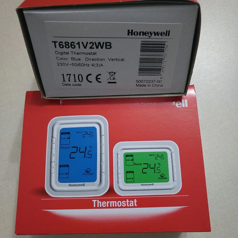 

Запчасти для панели переключателя температуры Honeywell T6861V2WB, катушка вентилятора, ЖК-термостат