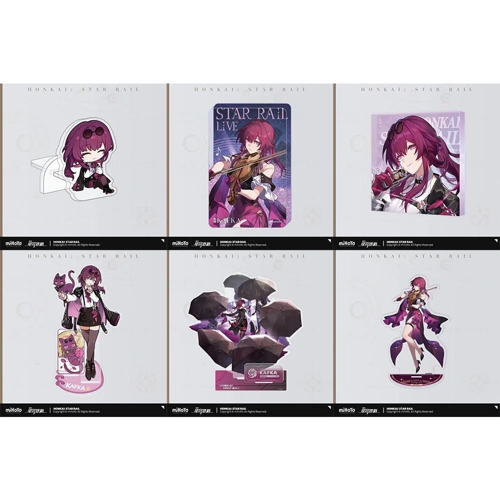 

Sunsyea Official Honkai Star Rail Merch From miHoYo Kafka Acrylic Stand Ornament Anime Collection