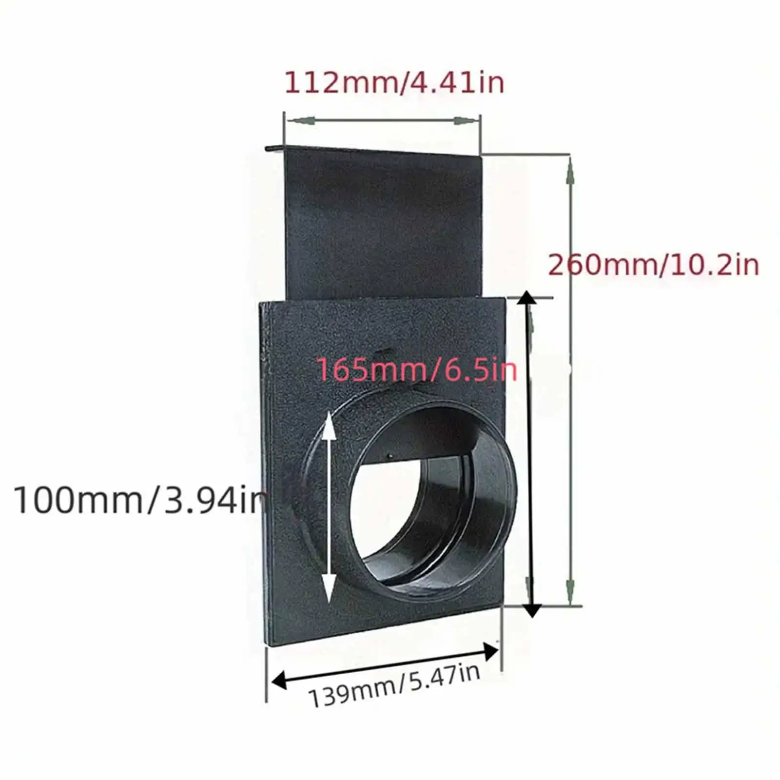Dust Collection Fittings Adapter ABS Plastic Hose Part Accessory for Compressor Vacuum Cleaner System Workshop