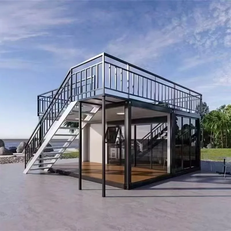 Customizable Mediterranean Design Container Home Modular Prefabricated Houses  House 3 Bedrooms And Living Room
