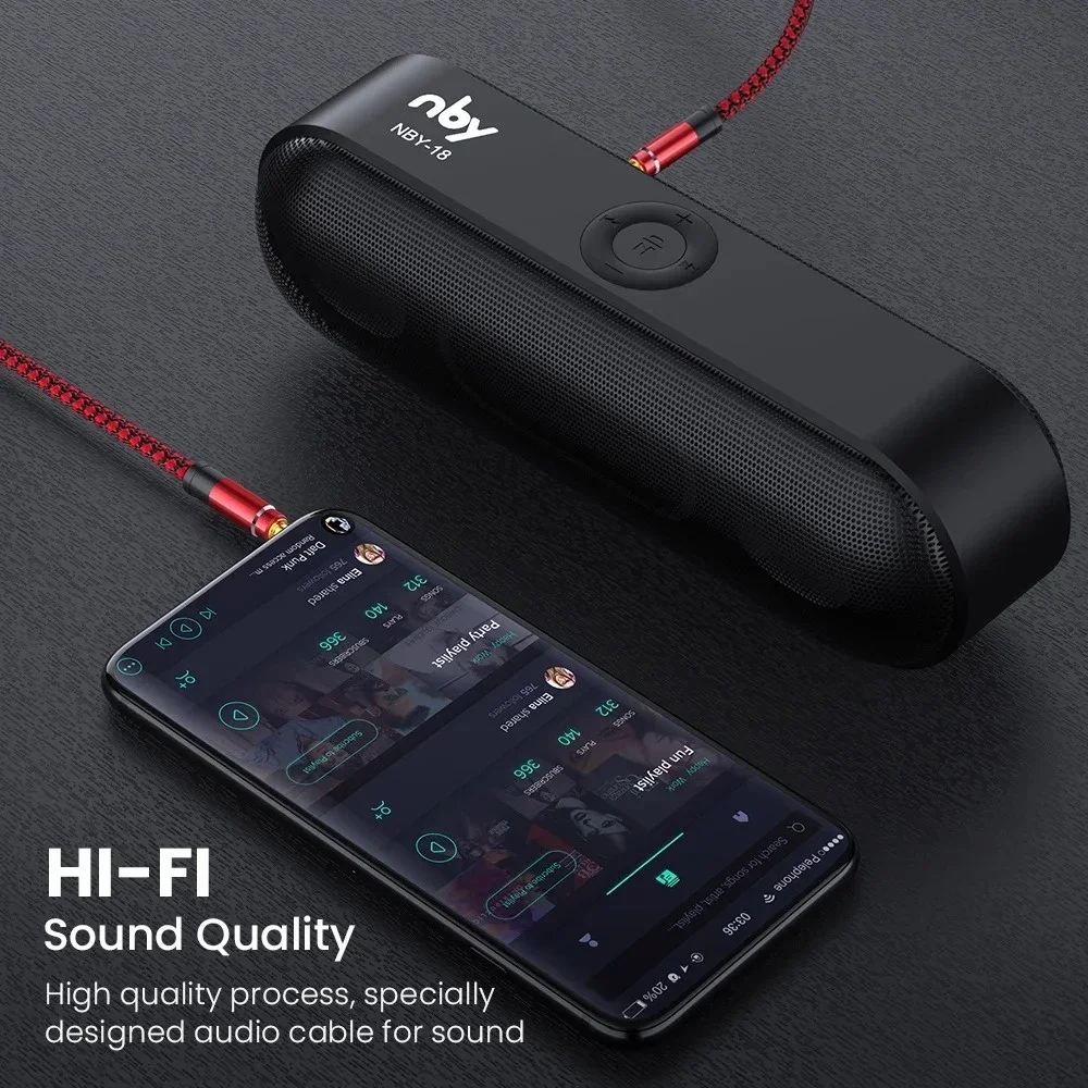 1.5m 3.5mm Jack Male to Male Extension Aux Line Audio Cable for iPhone Samsung Xiaomi MP3 Car Headphone Audio Jack Braided Wire