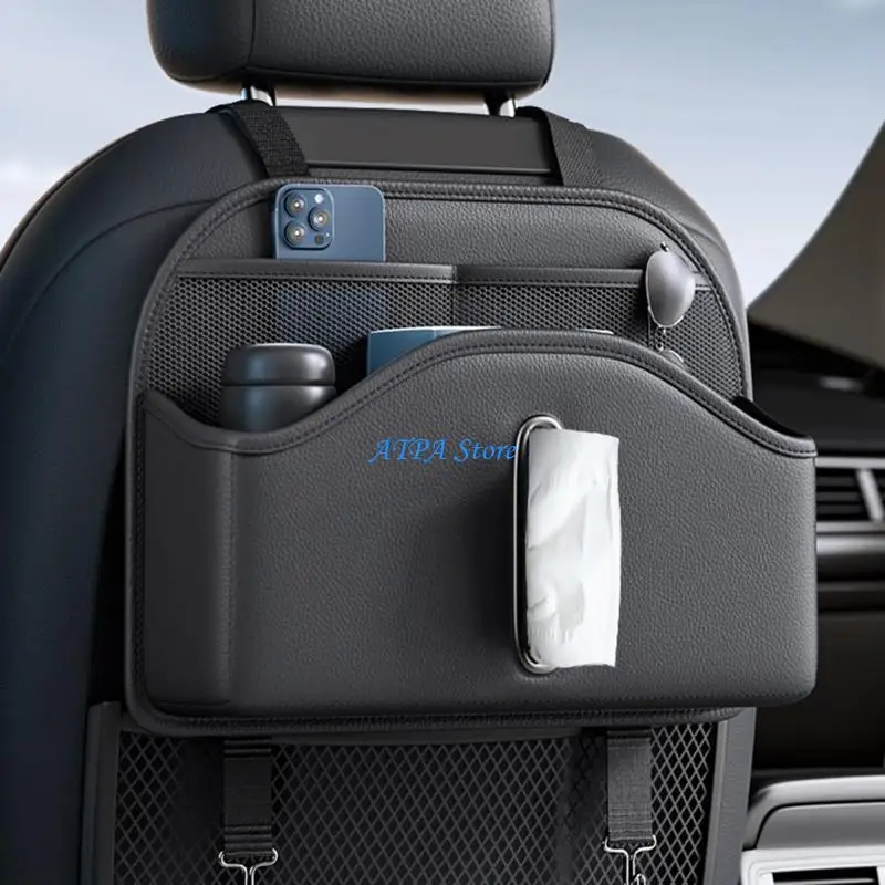 

U13C Large Car Tissue Holder & Organizers Car Seats Organizers for Back Seats Storage