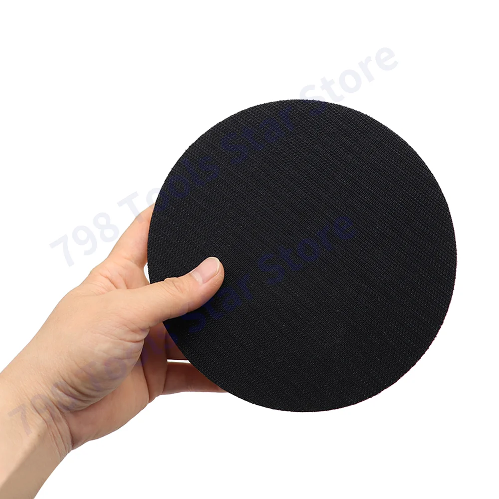 Imagem -06 - Air Random Orbital Sander Backing Plate Hook And Loop Backing Plates Polisher Pad para Lixar da Pol 16 Pol 24 Thread 150 mm 6in 1pc