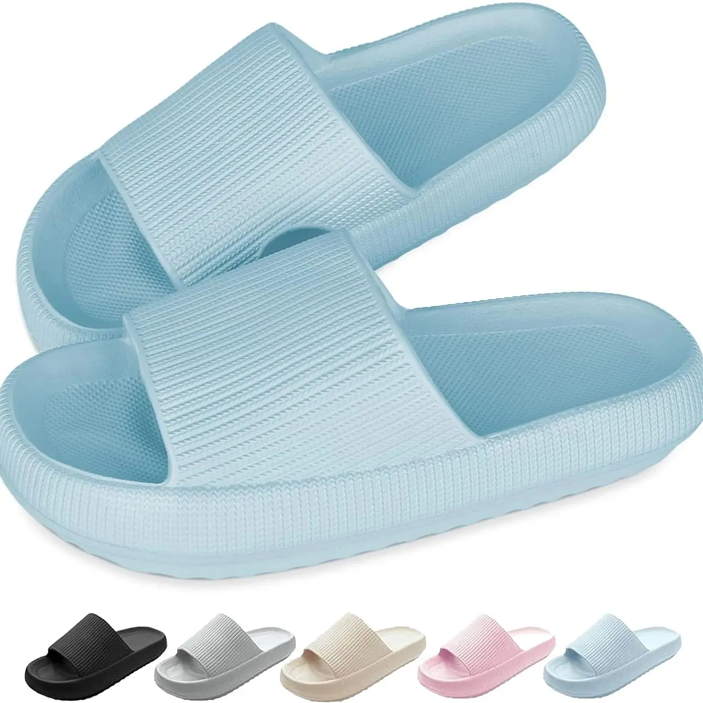 Women Men Cloud Pillow Sliders Super Soft Cozisliders Slippers Sliders Shower Pool Summer Flip Flop House Slides Indoor Outdoor