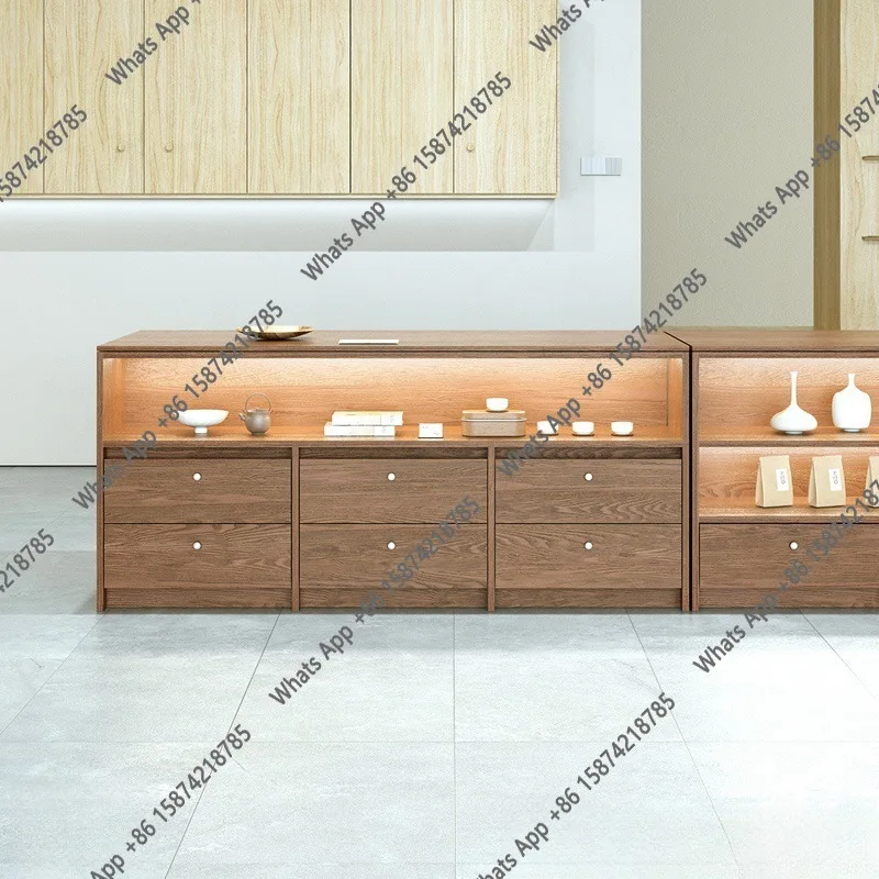 Clothing Store Cashier Nakajima Station Display Table Locker Paint Decoration Cabinet Ornament Booth Display Display Stand