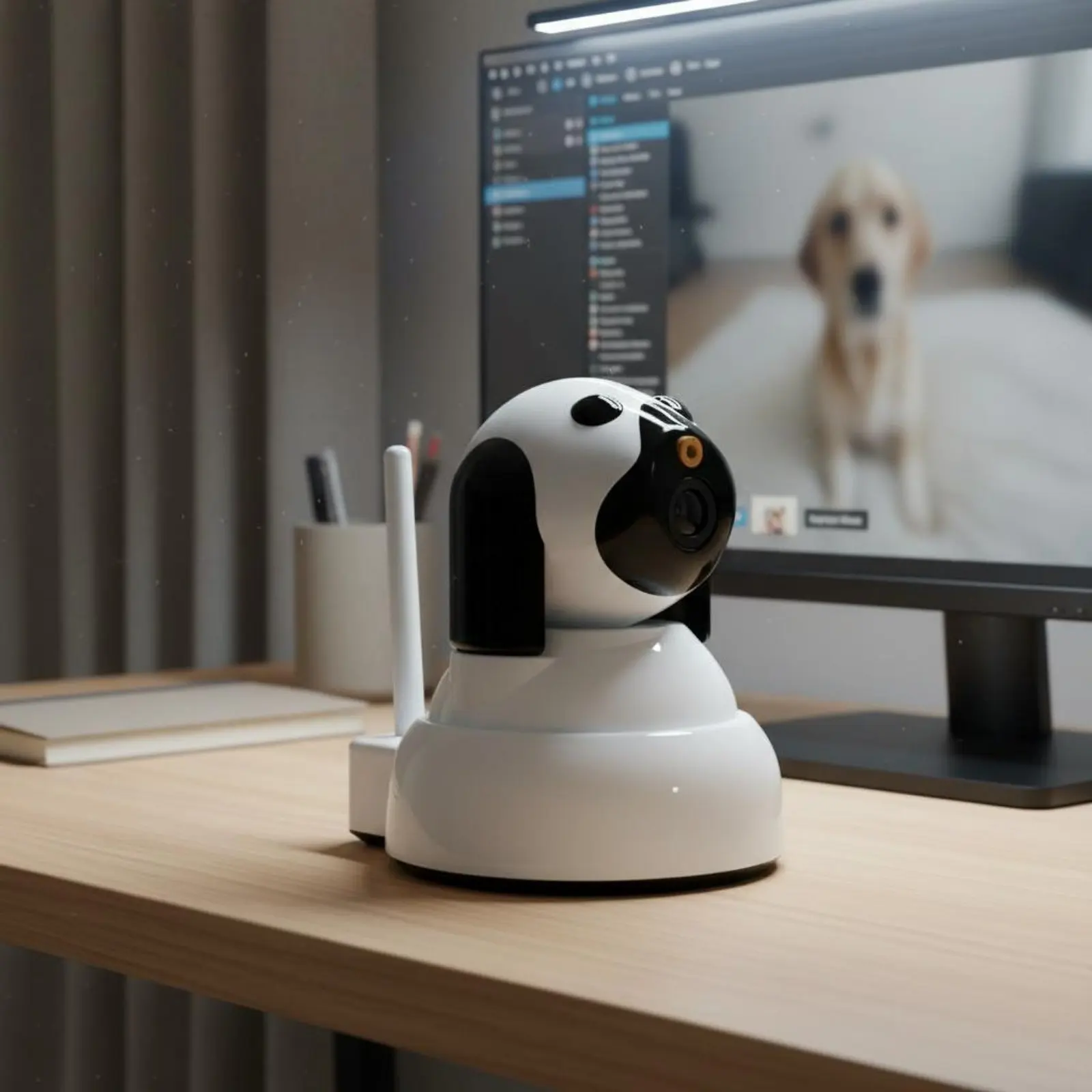 

Automatic Feline Toy Wireless Internet Linked Distant Pet Monitor with 360 Degree Rotating Feline Toy High Resolution Footage