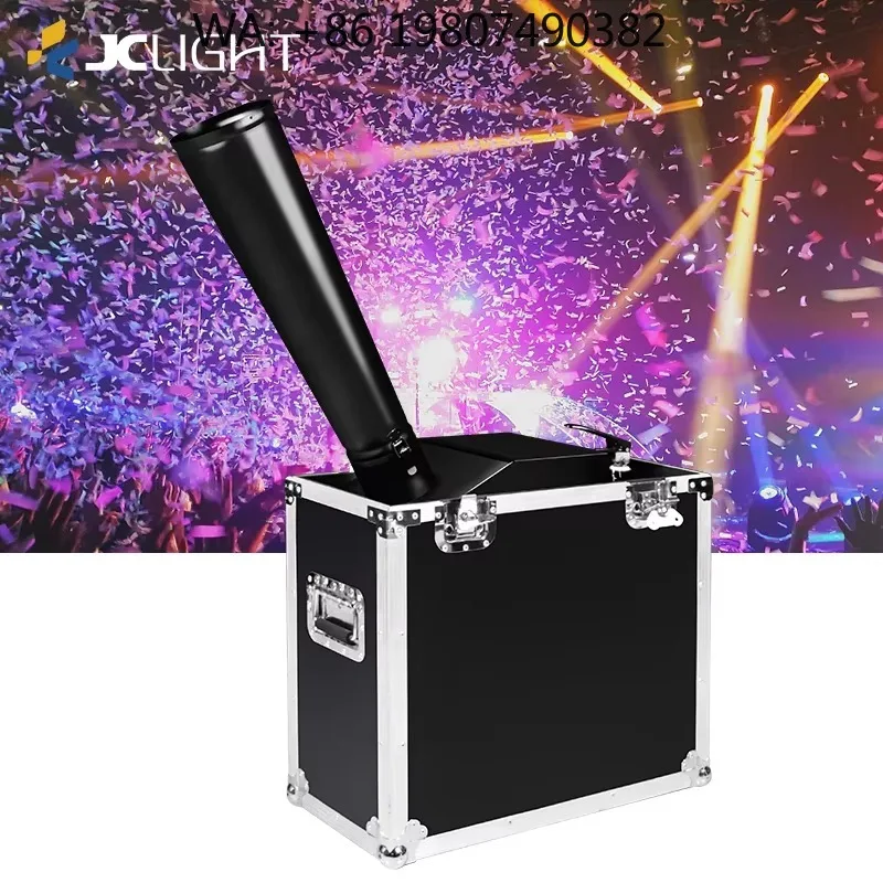 DMX Controlled CO2 Confetti Cannon  Paper Blower Jet Device for DJ Live Party Stage Atmosphere Special FX Gear