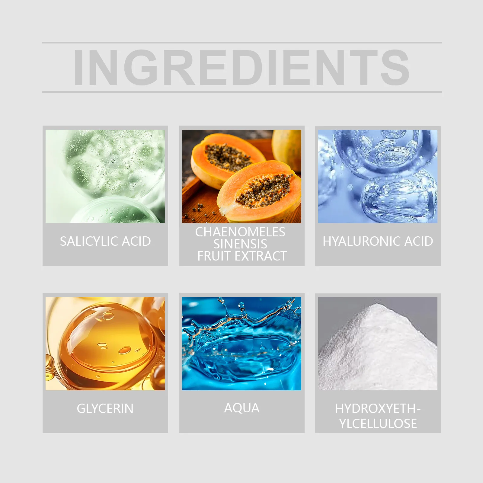 تونر تقشير حمض الساليسيليك 100 مللي جهاز تقليل المسام للتحكم في العيوب مستخلص البابايا السائل ترطيب الوجه للبشرة المعرضة لحب الشباب #5