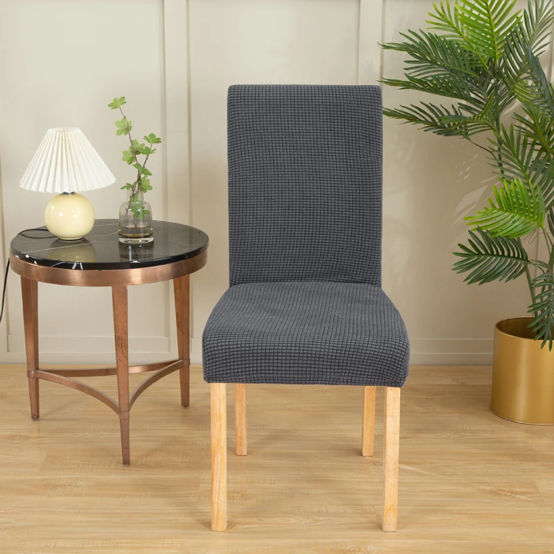 1/4/6 PC Chair Cover Elastic Spandex Chair Slipcovers For Wedding Dining Room Office Banquet Furniture Protector Home Decor
