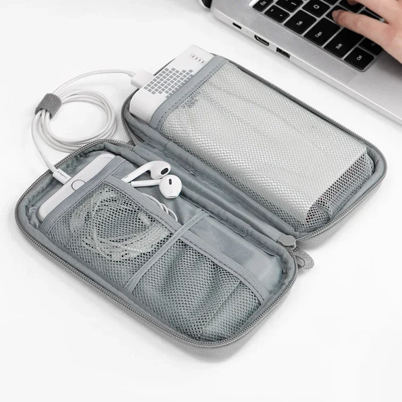 Travel Cable Bag Electronic Digital USB Power Bank Organizer Waterproof Carry Case Holder Accessories