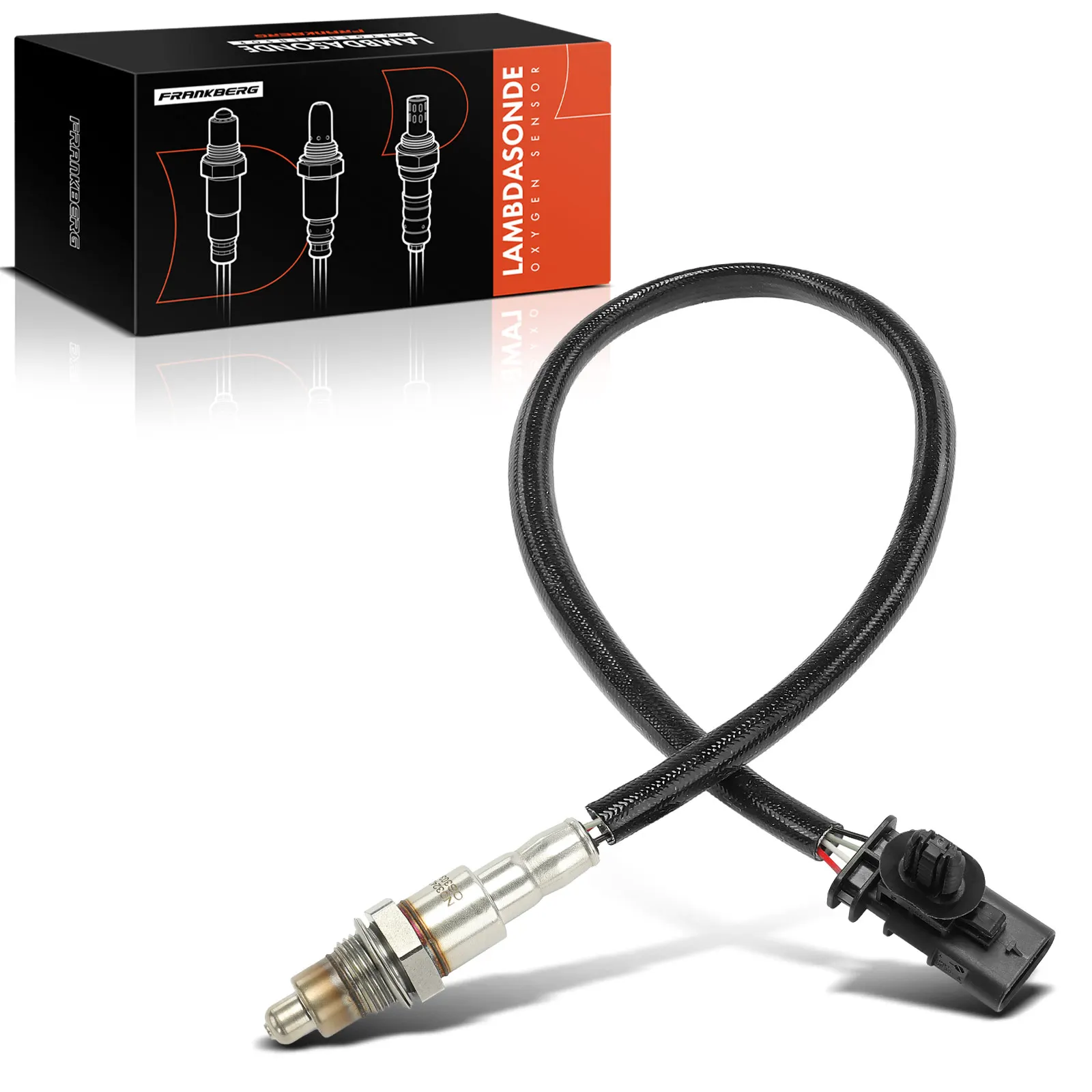 Frankberg 1x Lambdasonde Regelsonde Nach Katalysator für Opel Corsa Crossland X Citroen C3 C4 Cactus Peugeot 208 9813838380