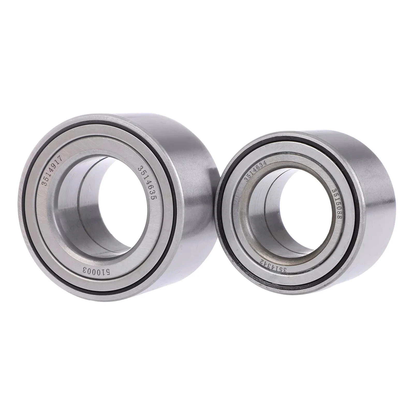 2Sets Front & Rear Wheel Bearing Kit for Polaris Ranger 400 500 570 700 800, Replace 3515087 3515088 3514635 7710440 HD Bearings