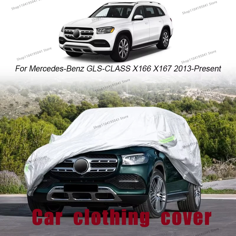 For Mercedes Benz GLS class Full Car Cover Rain Frost Snow Car protective cover ,UV protection,Car paint protection