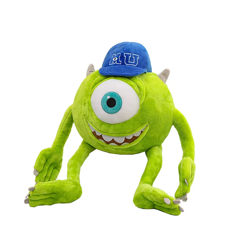 Juguete de peluche Kawaii Mike, muñeco de peluche, lindo monstruo Inc, Mike Wazowski, globo ocular, amigo, alienígena de tres ojos para niños, regalo de cumpleaños y Navidad